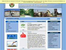 Tablet Screenshot of comune.cornaredo.mi.it